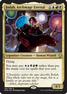《永遠の大魔道師、ジョダー/Jodah, Archmage Eternal》[DOM] 金R
