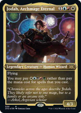 《永遠の大魔道師、ジョダー/Jodah, Archmage Eternal》[2X2-BF] 金R