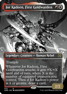 ■ボーダーレス■《最初の黄金守護、ジョー・カディーン/Jor Kadeen, First Goldwarden》(332)[ONE-BF]金R