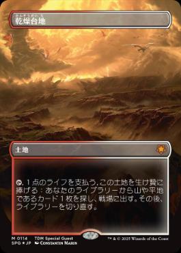 (114)■ボーダーレス■《乾燥台地/Arid Mesa》[SPG] 土地