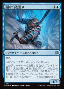 《熟練の氷壁登り/Veteran Ice Climber》[TDM] 青U