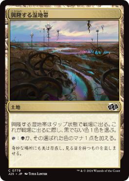 《興隆する湿地帯/Thriving Moor》[J25] 土地C