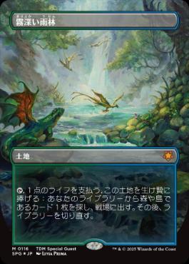 (116)■ボーダーレス■《霧深い雨林/Misty Rainforest》[SPG] 土地