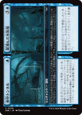 《水中トンネル+泥濘んだ水族館/Underwater Tunnel+Slimy Aquarium》[DSK] 青C