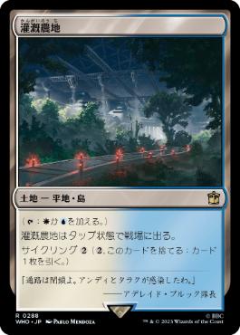 《灌漑農地/Irrigated Farmland》[WHO] 土地R