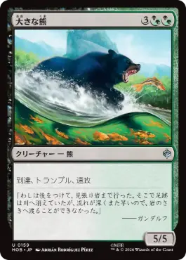 《大きな熊/Large Bear》[HOB] 金U
