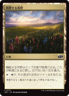 《興隆する荒野/Thriving Heath》[J25] 土地C