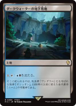 《ダークウォーターの地下墓地/Darkwater Catacombs》[FIC] 土地R