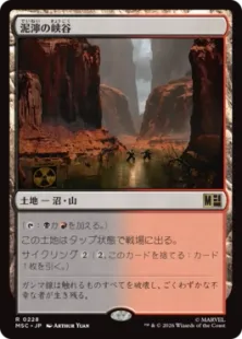《泥濘の峡谷/Canyon Slough》[MSC] 土地R