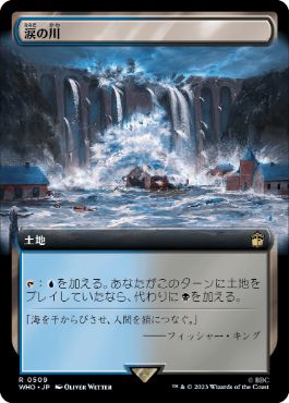 ■拡張アート■《涙の川/River of Tears》[WHO-BF] 土地R