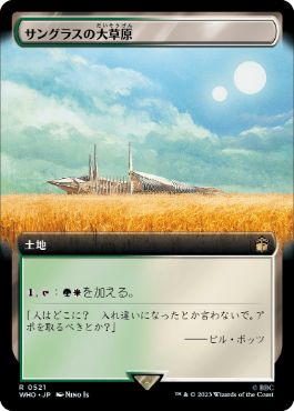 ■拡張アート■《サングラスの大草原/Sungrass Prairie》[WHO-BF] 土地R