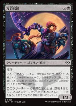《夜刃部隊/Nightblade Brigade》[TDM] 黒C