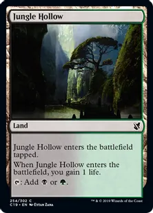 《ジャングルのうろ穴/Jungle Hollow》[C19]土地C