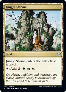 《ジャングルの祭殿/Jungle Shrine》[C19]土地U