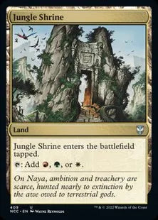 《ジャングルの祭殿/Jungle Shrine》[NCC] 土地U