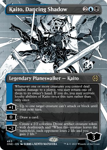 【S&C・F】《踊る影、魁渡/Kaito, Dancing Shadow》(463)[ONE-BF]金R