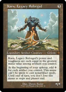 (099)■ショーケース■《再鍛されたレガシー、カーン/Karn, Legacy Reforged》[MAT-BF] 茶R