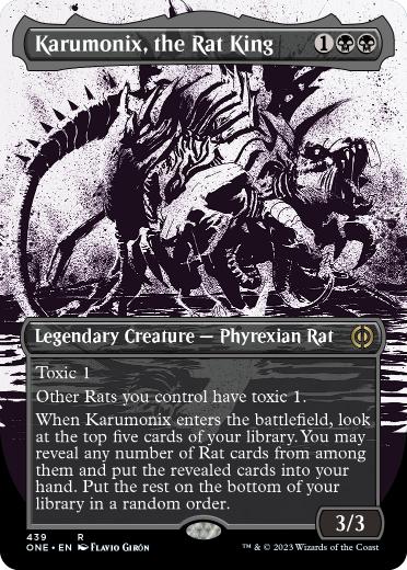 【S&C・F】《ネズミの王、カルモニクス/Karumonix, the Rat King》(439)[ONE-BF]黒R