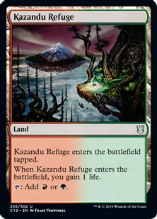 《カザンドゥの隠れ家/Kazandu Refuge》[C19]土地U