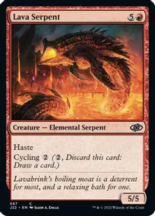 《溶岩の海蛇/Lava Serpent》[J22] 赤C