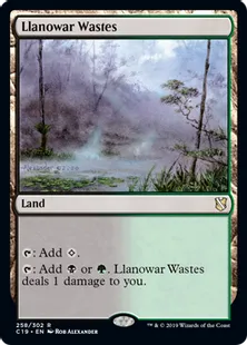 《ラノワールの荒原/Llanowar Wastes》[C19]土地R