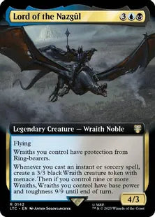 ■拡張アート■《ナズグルの首領/Lord of the Nazgûl》[LTC] 金R