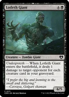 《ロッテスの巨人/Lotleth Giant》[CMM] 黒C