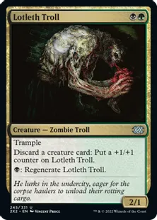 《ロッテスのトロール/Lotleth Troll》[2X2] 金U