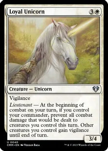 《忠実なユニコーン/Loyal Unicorn》[CMM] 白U