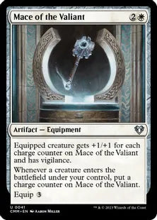 《勇敢な者の鎚鉾/Mace of the Valiant》[CMM] 白U
