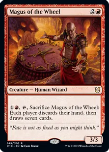 《輪の大魔術師/Magus of the Wheel》[C19]赤R