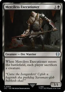 《無慈悲な処刑人/Merciless Executioner》[LTC] 黒U