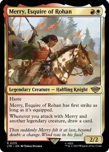《ローハン王家の小姓、メリー/Merry, Esquire of Rohan》[LTR] 金R