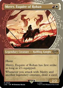■ショーケース■《ローハン王家の小姓、メリー/Merry, Esquire of Rohan》[LTR-BF] 金R