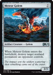 《隕石ゴーレム/Meteor Golem》[M19] 茶U