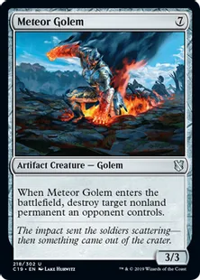 《隕石ゴーレム/Meteor Golem》[C19]茶U