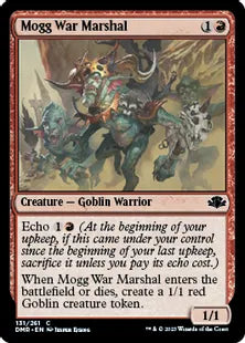 《モグの戦争司令官/Mogg War Marshal》[DMR] 赤C