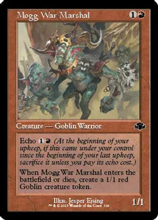 ■旧枠■《モグの戦争司令官/Mogg War Marshal》[DMR] 赤C
