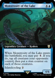 ■拡張アート■《湖に潜む化け物/Monstrosity of the Lake》[LTC] 青R