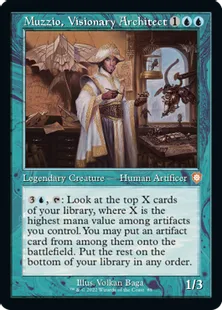 ■旧枠■《先見的設計家、ムッツィオ/Muzzio, Visionary Architect》[BRC] 青R