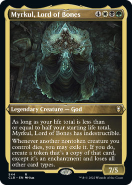 《骨の王、マークール/Myrkul, Lord of Bones》[CLB-BF] 金R