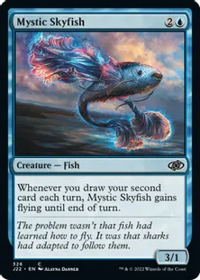 《神秘の空魚/Mystic Skyfish》[J22] 青C