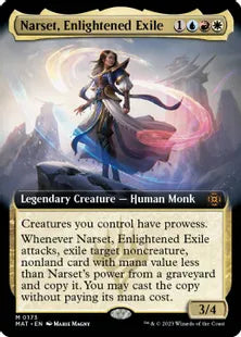 (173)■拡張アート■《悟った喪失者、ナーセット/Narset, Enlightened Exile》[MAT-BF] 金R