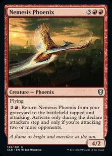 《天罰のフェニックス/Nemesis Phoenix》[CLB] 赤U