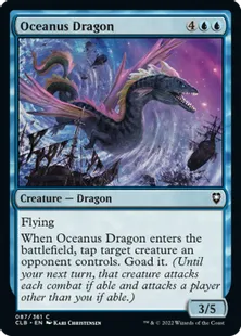 《オケアノス・ドラゴン/Oceanus Dragon》[CLB] 青C