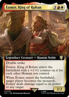 ■拡張アート■《ローハンの王、エオメル/Éomer, King of Rohan》[LTC] 金R