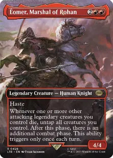 ■ボーダーレス■《ローハンの軍団長、エオメル/Éomer, Marshal of Rohan》[LTR-BF] 赤R