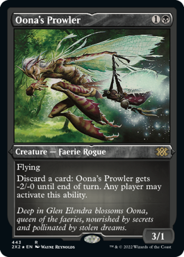 《ウーナのうろつく者/Oona's Prowler》[2X2-BF] 黒R