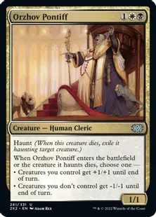 《オルゾフの司教/Orzhov Pontiff》[2X2] 金U