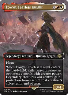 ■ボーダーレス■《恐れを知らぬ騎士、エオウィン/Éowyn, Fearless Knight》[LTR-BF] 金R